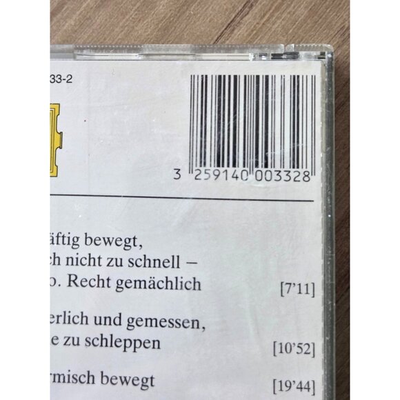 Mahler - "Symphonie No.1" - 4 Track CD - Imported - Classical Music CD - Picture 3 of 4